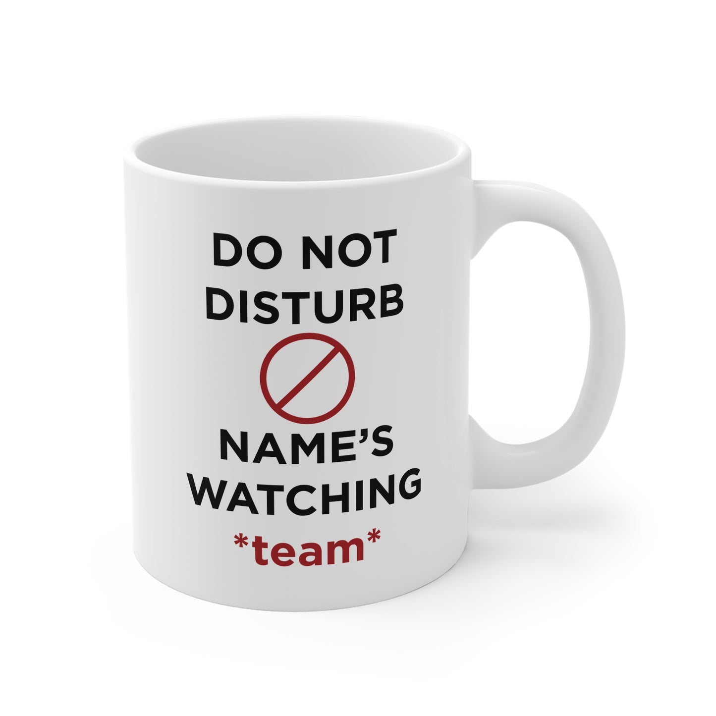 Custom Do Not Disturb Premier League | 11oz Ceramic White