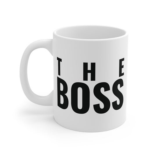 THE BOSS | 11oz Ceramic White