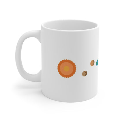 Solar System | 11oz Ceramic White