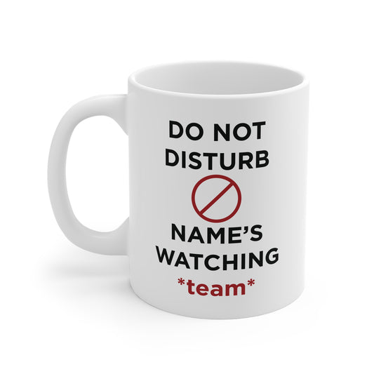 Custom Do Not Disturb Premier League | 11oz Ceramic White