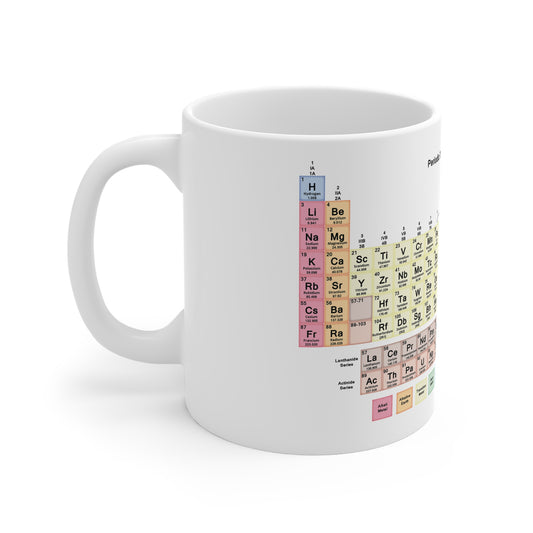 Periodic Table | 11oz Ceramic White